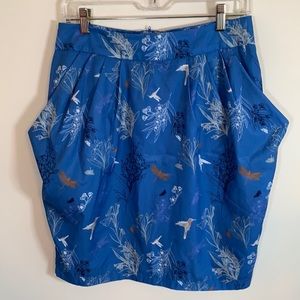 Silky Dragonfly Pencil Skirt
